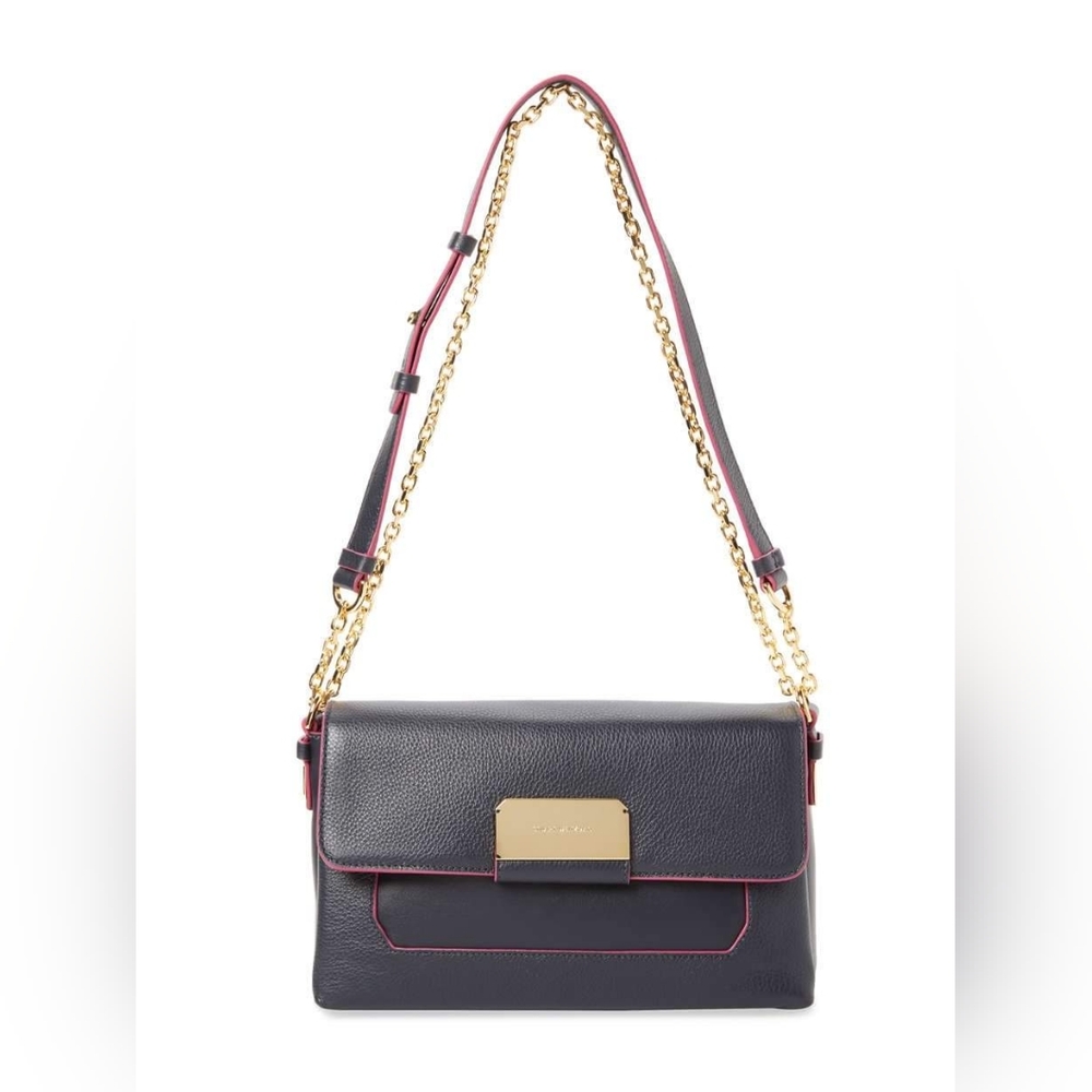 Stuart Weitzman navy handbag